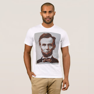 Abraham Lincoln malte durch Kennzeichen Elsen T-Shirt