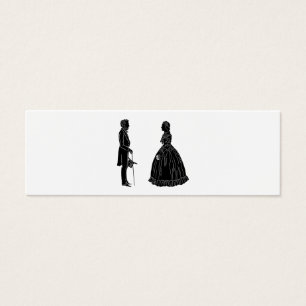 Abraham Lincoln Mary Todd Lincoln Silhouette