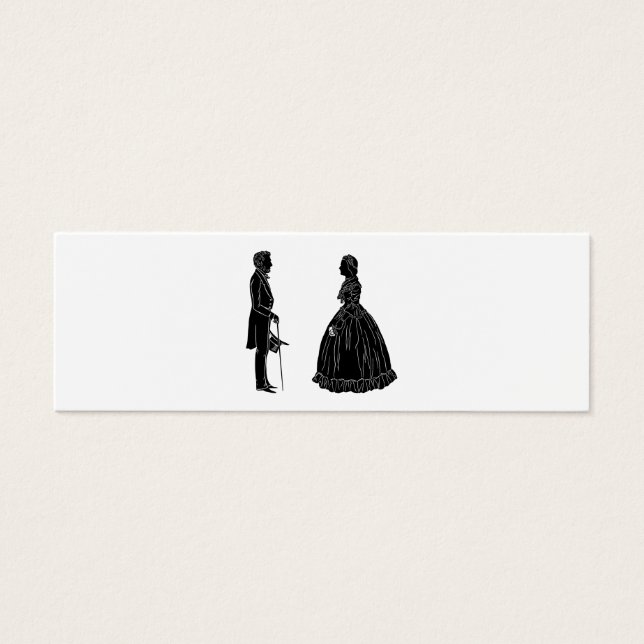 Abraham lincoln mary todd lincoln Silhouette (Vorderseite)