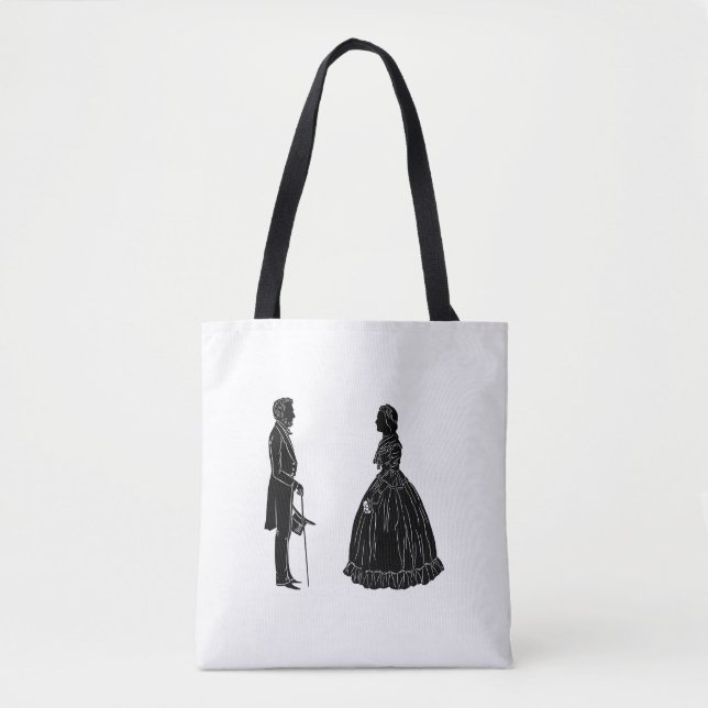 Abraham lincoln mary todd lincoln Silhouette (Vorderseite)