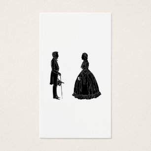Abraham Lincoln Mary Todd Lincoln Silhouette