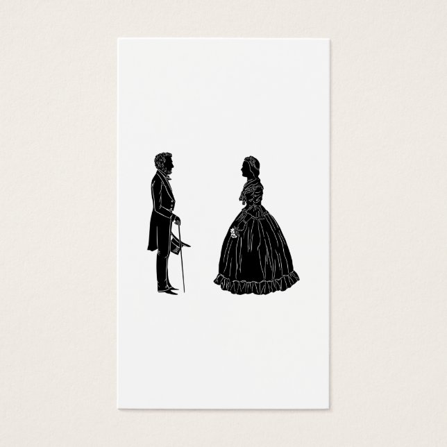 Abraham lincoln mary todd lincoln Silhouette (Vorderseite)