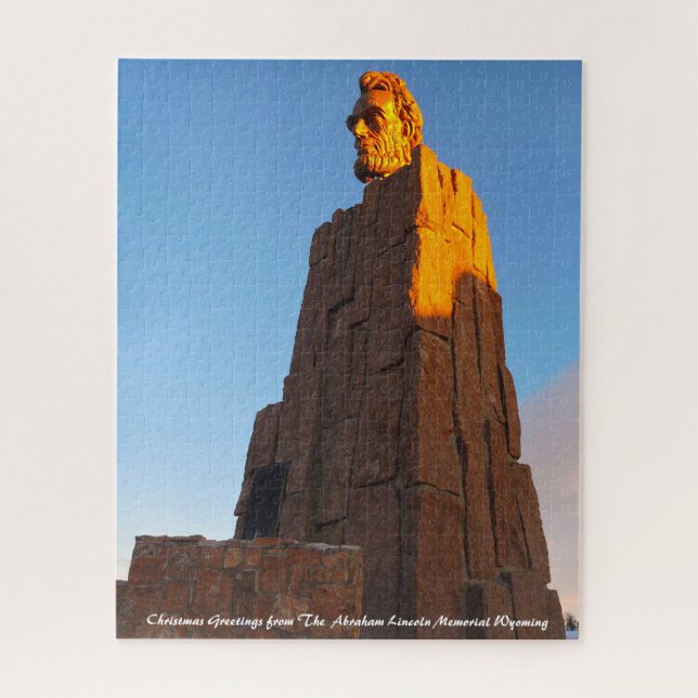 Abraham Lincoln Memorial Wyoming. Puzzle (Vertikal)