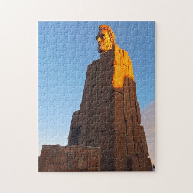 Abraham Lincoln Memorial Wyoming. Puzzle (Vertikal)