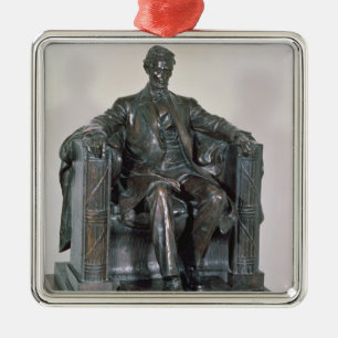 Abraham Lincoln Ornament Aus Metall