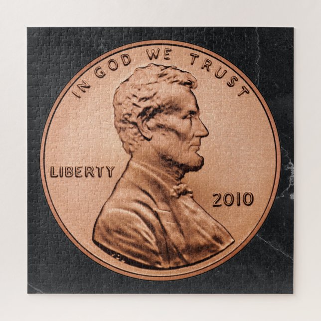 Abraham Lincoln | Penny Puzzle (Vertikal)