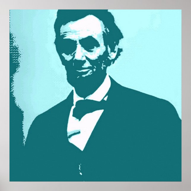 Abraham Lincoln Pop Art Poster (Vorne)