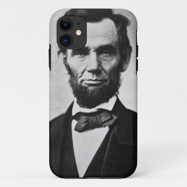 Abraham Lincoln Portrait Case-Mate iPhone Hülle (Rückseite)