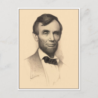 Abraham Lincoln Portrait Postkarte