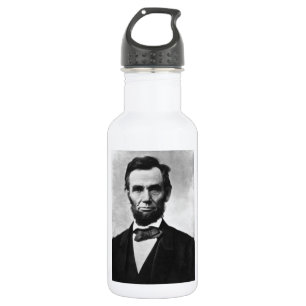 Abraham Lincoln Portrait Trinkflasche