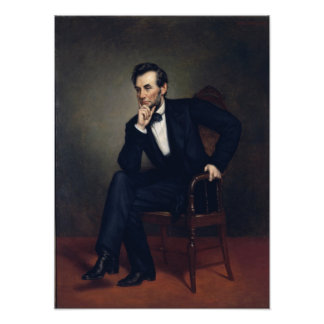 Abraham Lincoln Portrait von George Healy Fotodruck