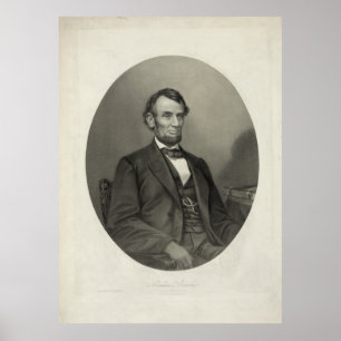 ABRAHAM LINCOLN Portrait von J.H. Bufford & Sons Poster