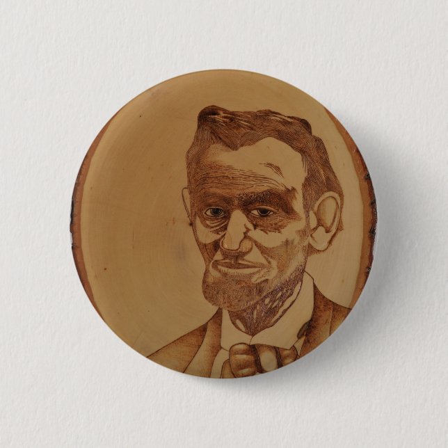 Abraham Lincoln-Porträt Button (Vorderseite)