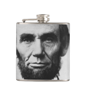 Abraham-Lincoln-Porträt Flachmann