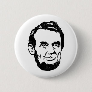 Abraham Lincoln-Porträt-Knopf Button