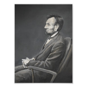 Abraham Lincoln-Porträt-Kunst-Druck Fotodruck