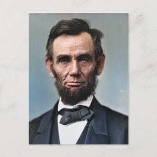 Abraham Lincoln Postcard Postkarte