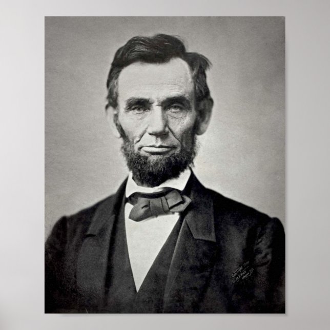Abraham Lincoln Poster (Vorne)