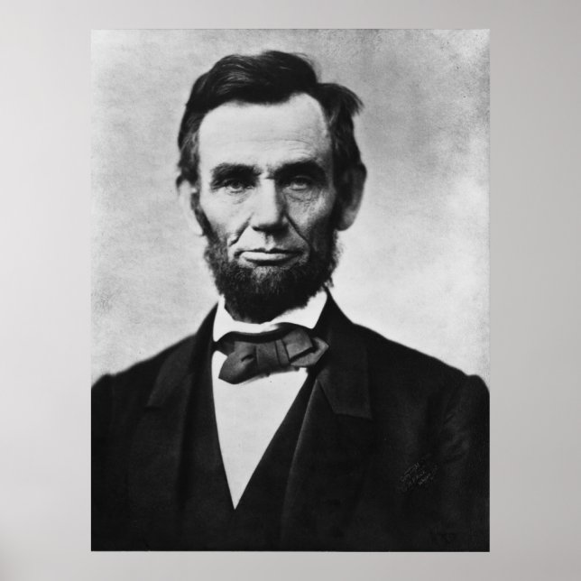 Abraham Lincoln Poster (Vorne)