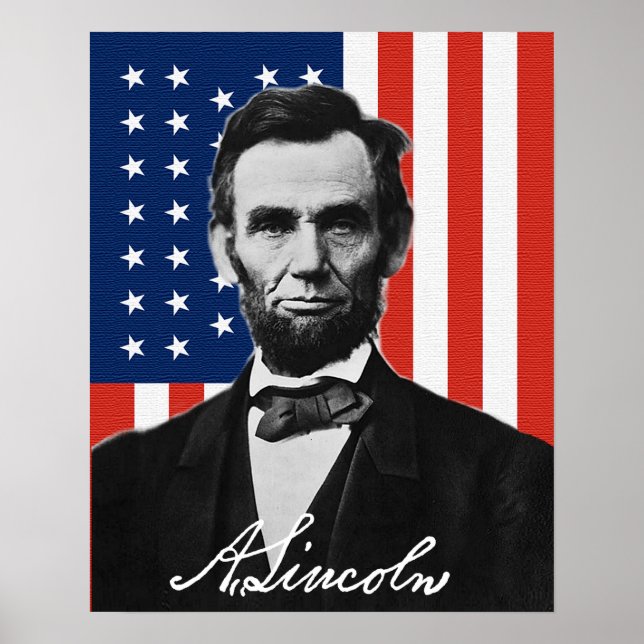 Abraham Lincoln Poster (Vorne)
