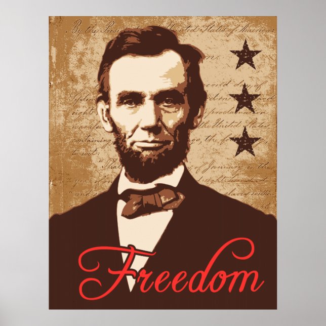 Abraham Lincoln Poster (Vorne)