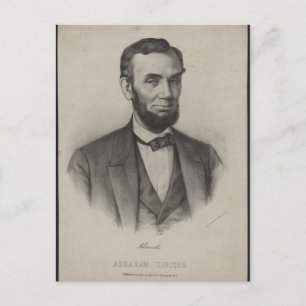 Abraham Lincoln Postkarte