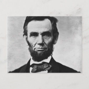 Abraham Lincoln Postkarte