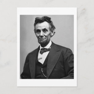 Abraham Lincoln Postkarte
