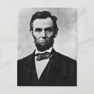 Abraham Lincoln Postkarte
