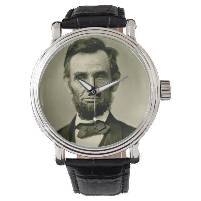 Abraham Lincoln Präsident usa vereinigte Staaten a Armbanduhr (Vorderseite)