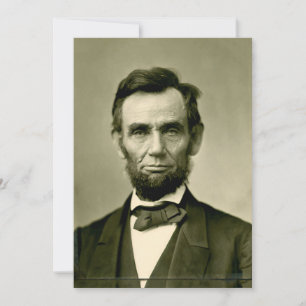 Abraham Lincoln Präsident USA Vereinigte Staaten A Einladung