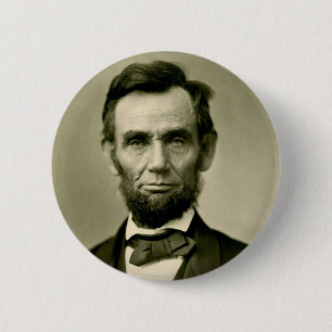 Abraham Lincoln Präsident usa vereinte Staaten Am Button