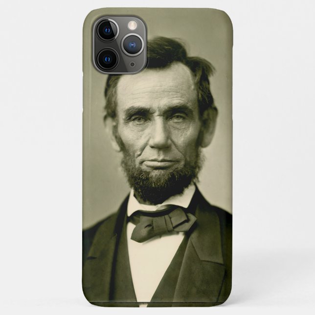 Abraham Lincoln Präsident usa vereinte Staaten Ame Case-Mate iPhone Hülle (Rückseite)
