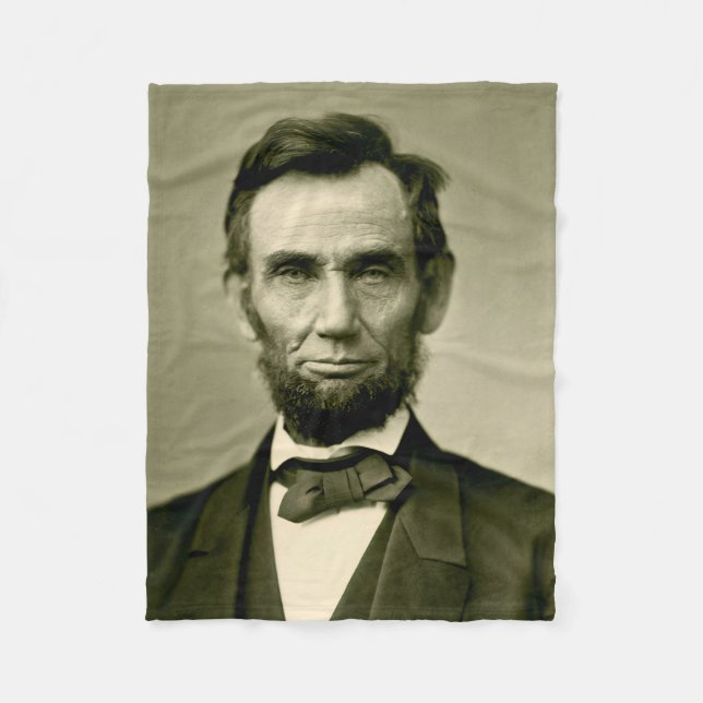 Abraham Lincoln Präsident usa vereinte Staaten Ame Fleecedecke (Vorderseite)