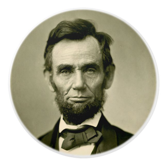 Abraham Lincoln Präsident usa vereinte Staaten Ame Keramikknauf (Vorderseite)