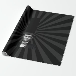 Abraham Lincoln Präsidentieller Modespruch Geschenkpapier