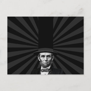Abraham Lincoln Präsidentieller Modespruch Postkarte
