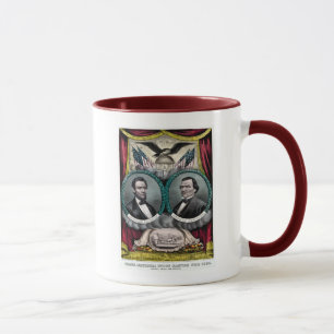 Abraham Lincoln Präsidentschaftswahlkampf 1864 Tasse