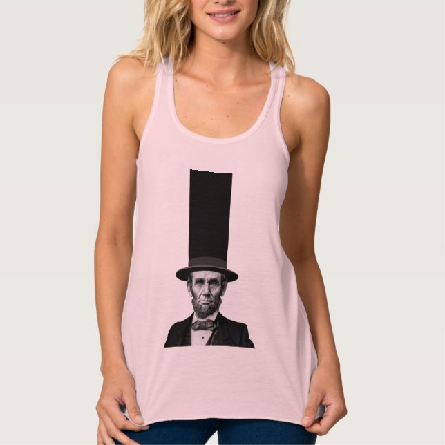 Abraham Lincoln Presidential Fashion Statement Tank Top (Vorderseite)