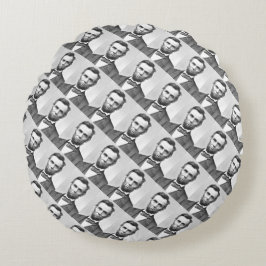 Abraham Lincoln Rundes Kissen