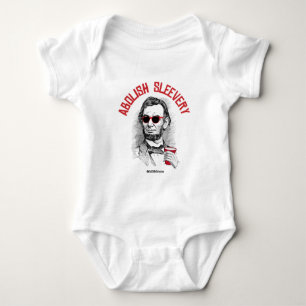 Abraham Lincoln - schaffen Sie Sleevery ab Baby Strampler