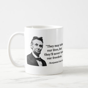 Abraham Lincoln-Schleppangel-Zitat Kaffeetasse