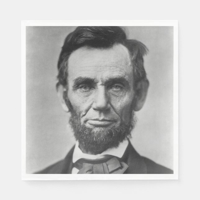 Abraham Lincoln Serviette (Vorderseite)