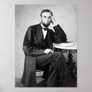 Abraham Lincoln Sitzportrait Poster