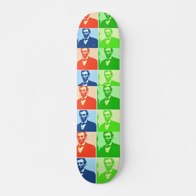 Abraham Lincoln Skateboard (Vorne)