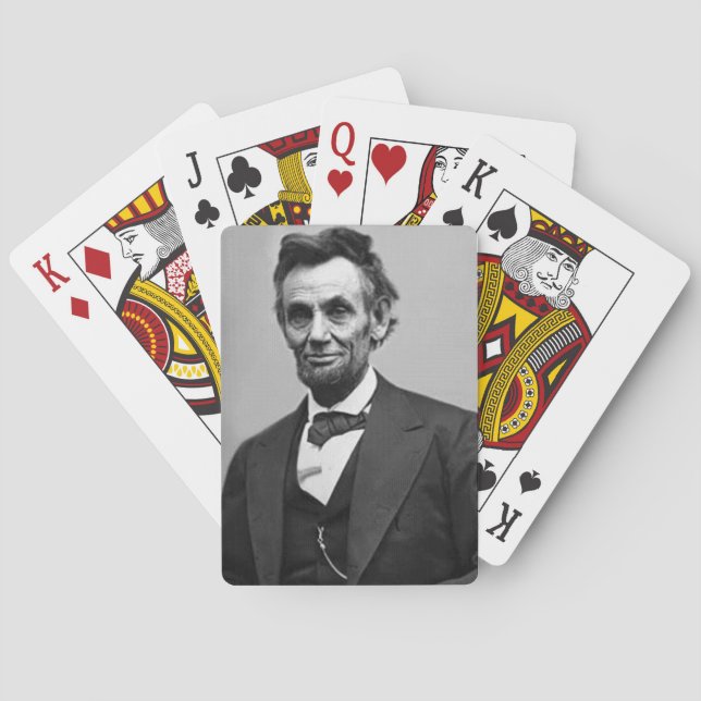 Abraham Lincoln Spielkarten (Rückseite)