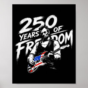 Abraham Lincoln spielt Gitarre 4. Juli 250. Poster