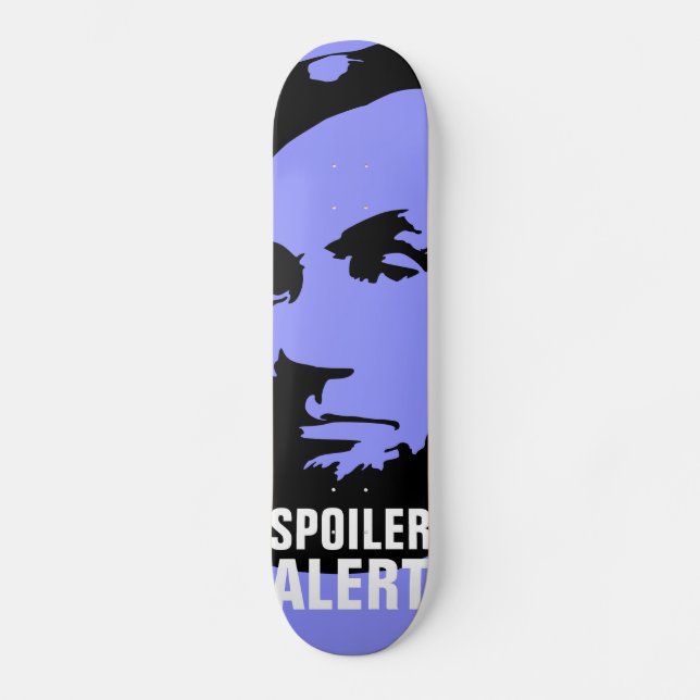Abraham Lincoln Spoiler Alert Skateboard (Vorderseite)