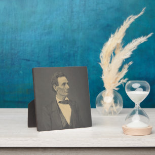 Abraham Lincoln, Springfield, Illinois Fotoplatte