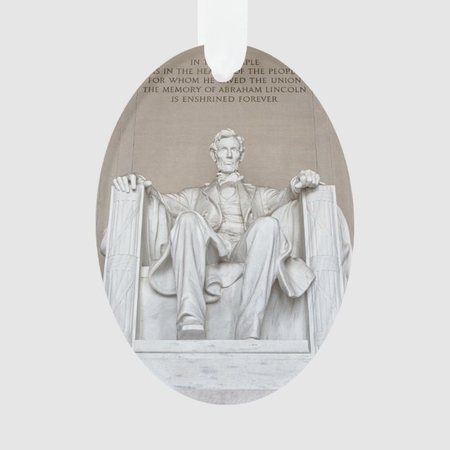 Abraham Lincoln Statue Ornament (Vorderseite)